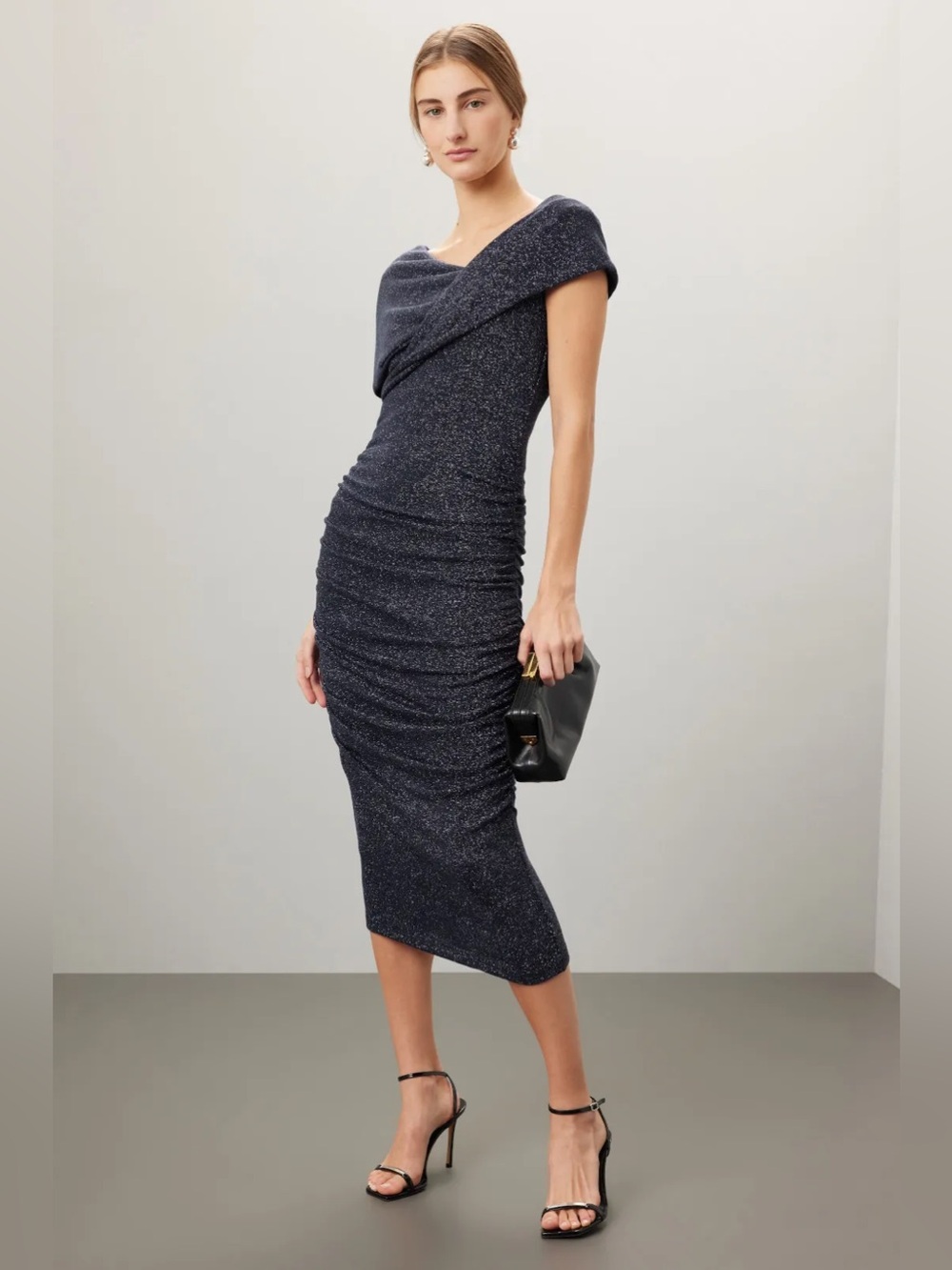 *Flawed RTR Black Halo Tawny MIDI Dress (0440)